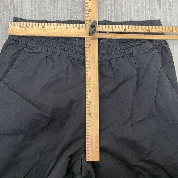 Everlane The Easy Chino Straight Leg High Waist Comfort Cotton Pant Black 2 - Picture 9 of 10